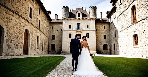 L'élégance du château pour un mariage avec hébergement en isère